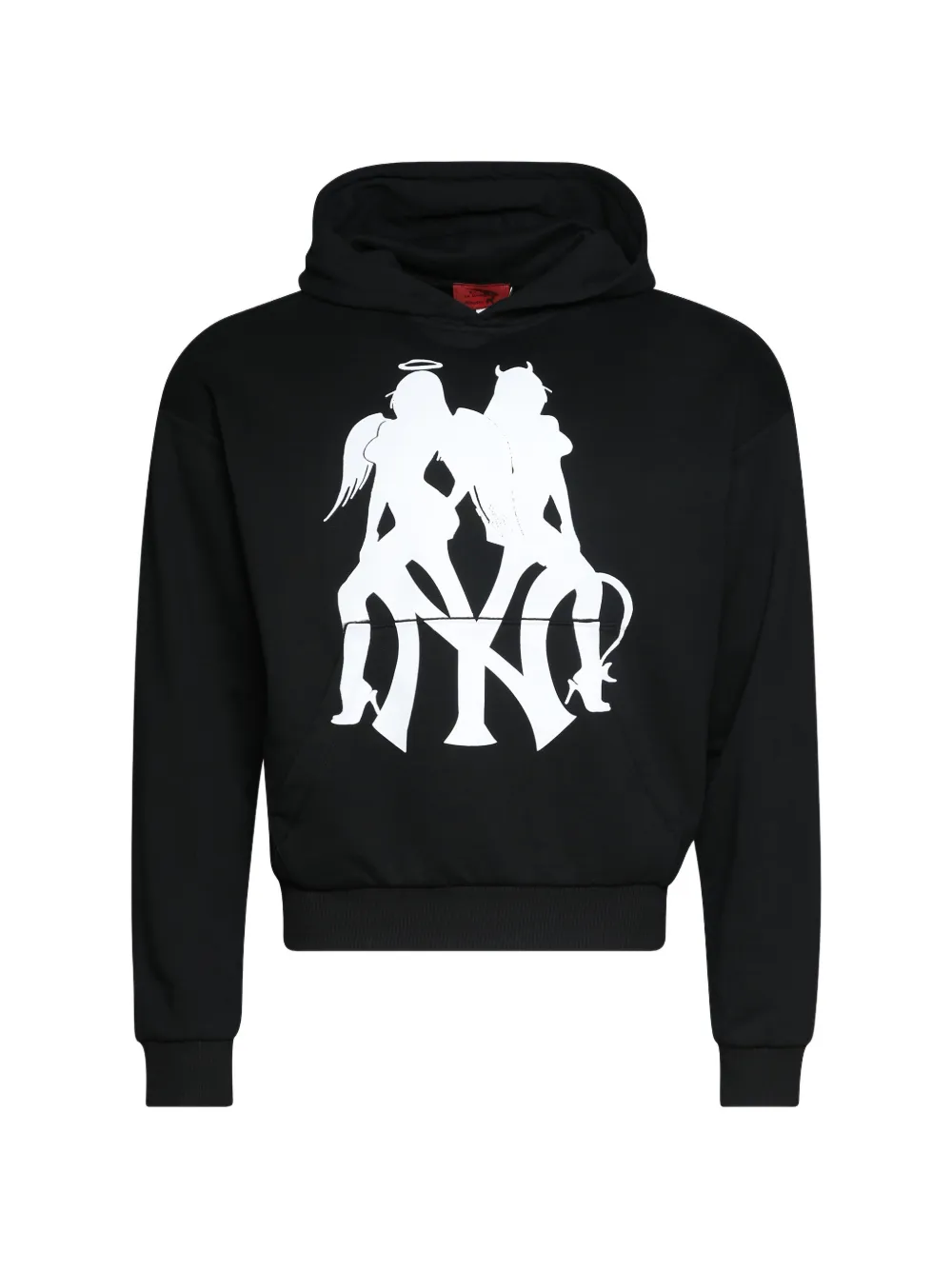 LA MASKARADE Felpa Yankees con stampa grafica - Nero