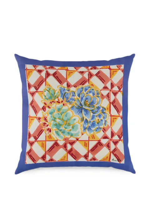 Lisa Corti Positano floral-print cushion cover