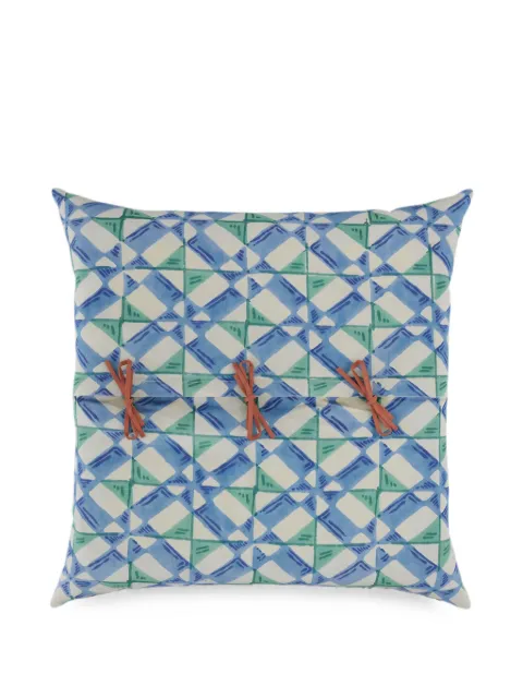 Lisa Corti Positano floral-print cushion cover