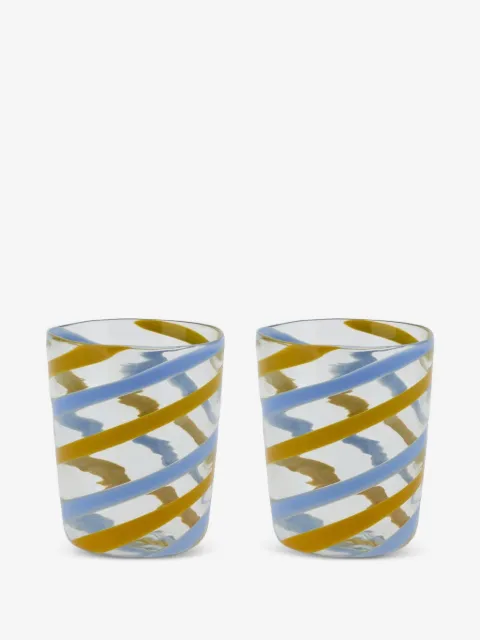 Lisa Corti x Canna verres Spiral (lot de deux)