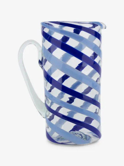 Lisa Corti carafe en verre à rayures