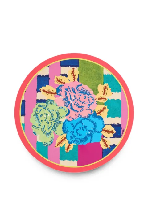 Lisa Corti Ankara floral-print placemat