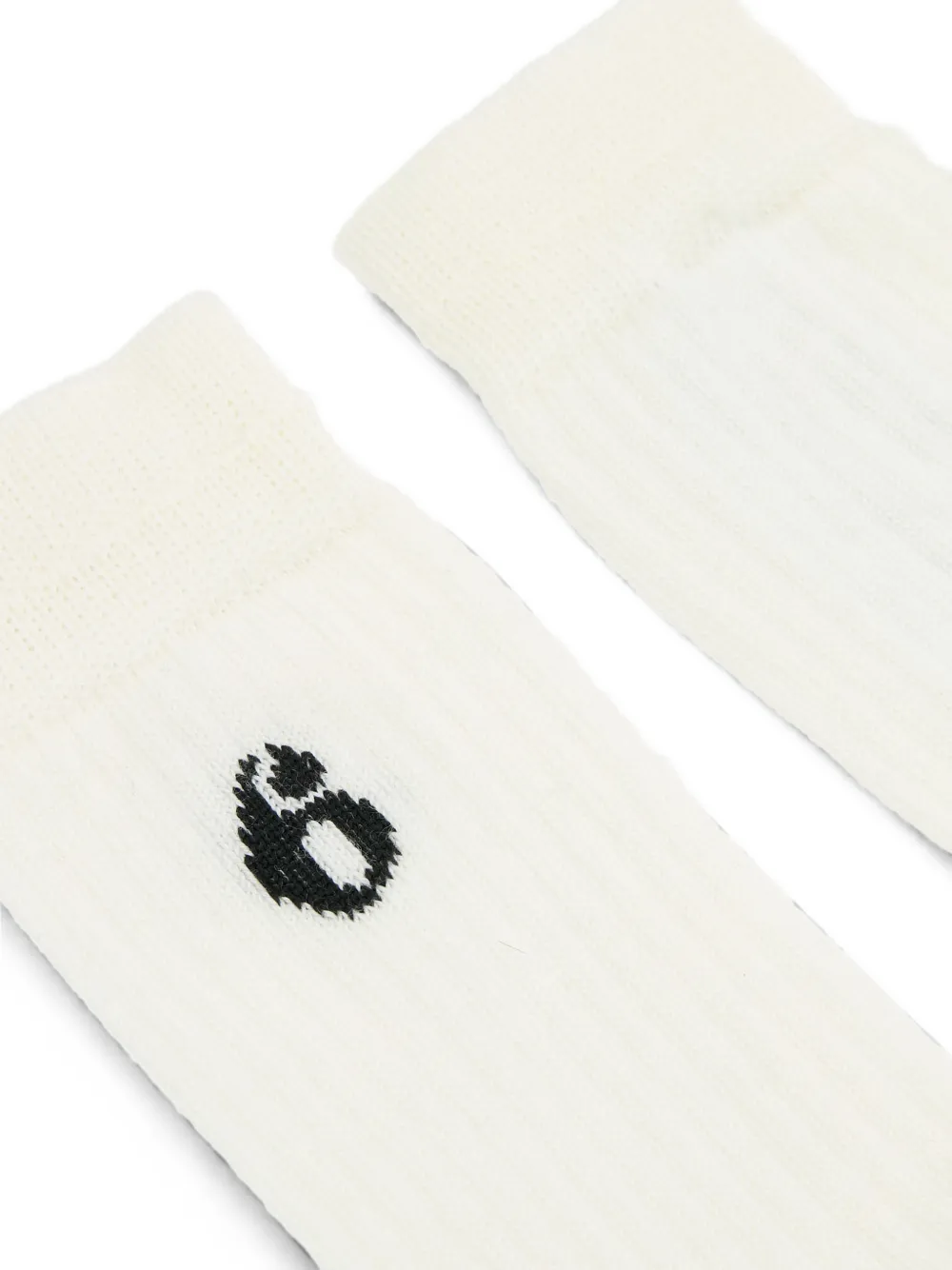 MM6 Maison Margiela Sokken van wolblend Wit