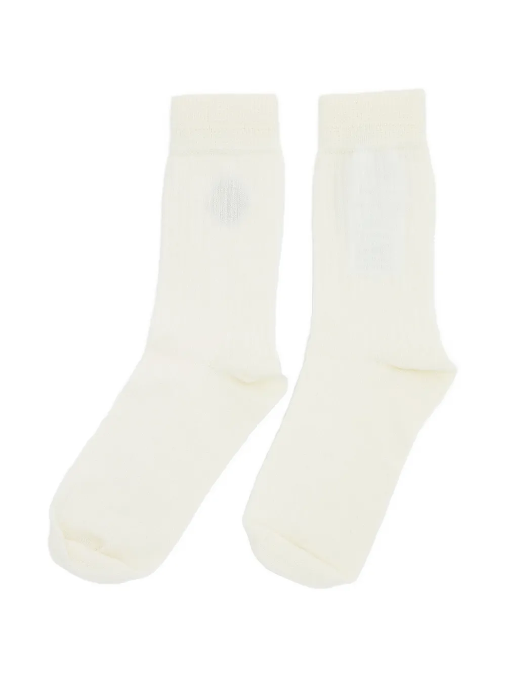 MM6 Maison Margiela Sokken van wolblend Wit