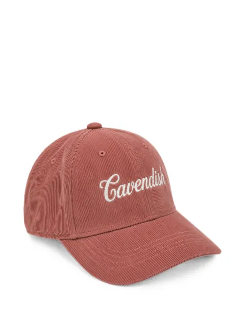 Cavendish logo-embroidered corduroy baseball cap