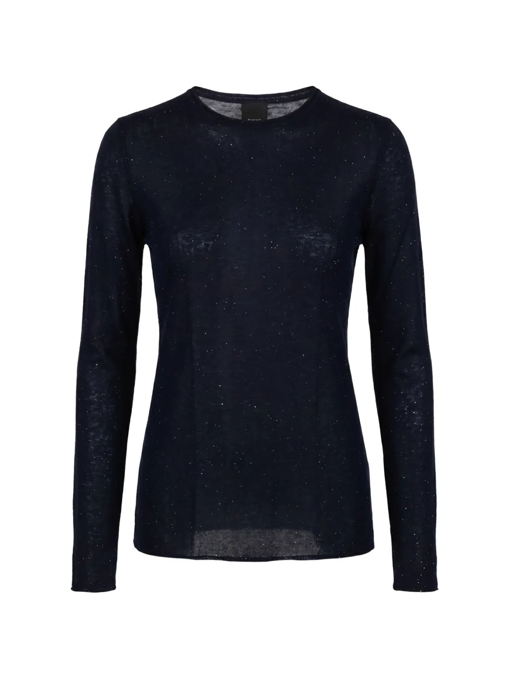 PINKO glitter-embellished long-sleeve sweater - Blu