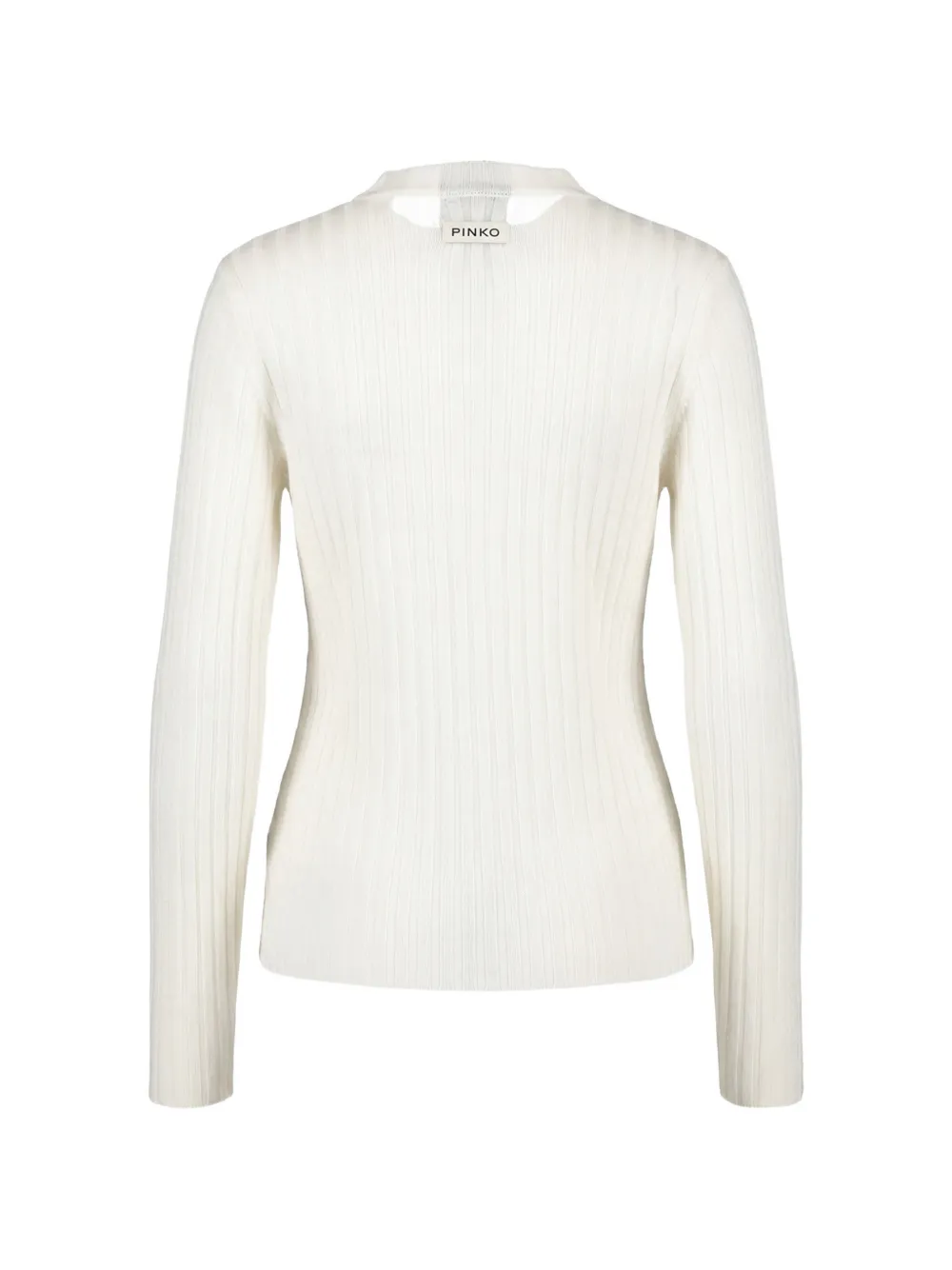PINKO Ribgebreide trui Beige