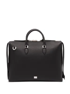 Zegna レザー ビジネスバッグ | ブラック | FARFETCH JP