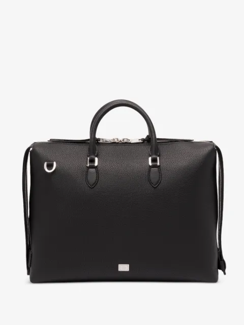 Dolce & Gabbana pebbled-leather briefcase