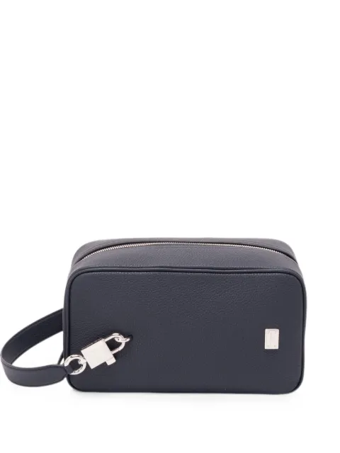 Dolce & Gabbana Lock pebbled leather wash bag