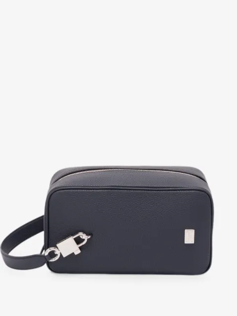 Dolce & Gabbana Lock pebbled leather wash bag