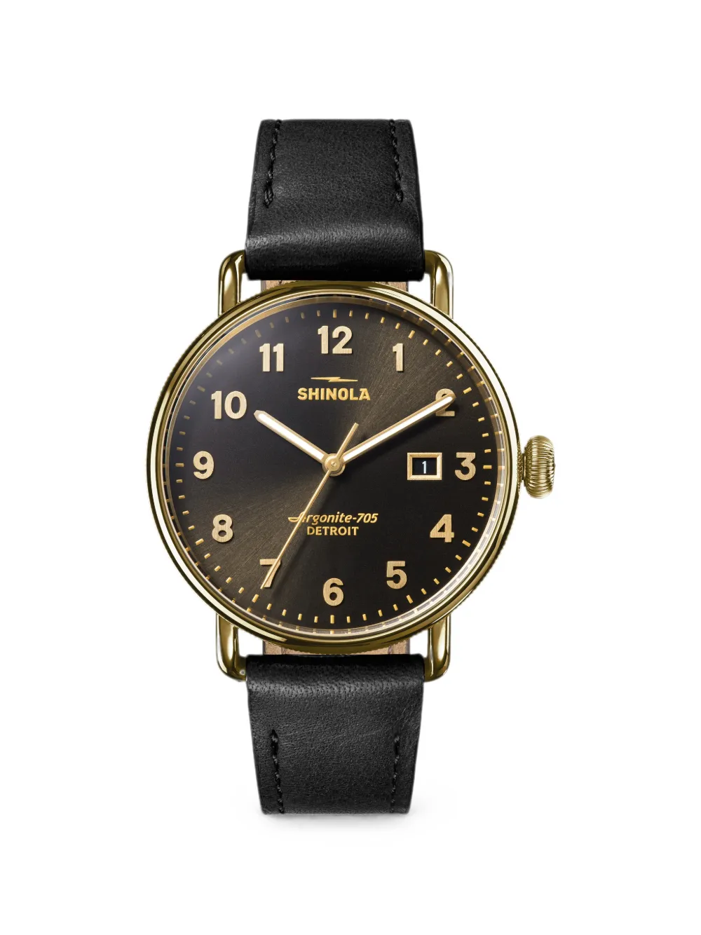 Shinola Orologio Canfield 38mm - Nero