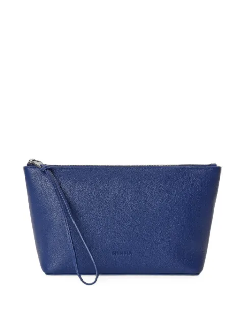 Shinola pebbled leather cosmetic case