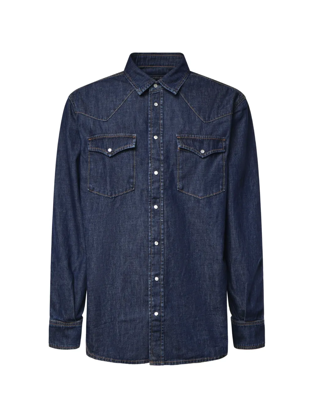 DONDUP western-yoke chest-pocket shirt - Blau