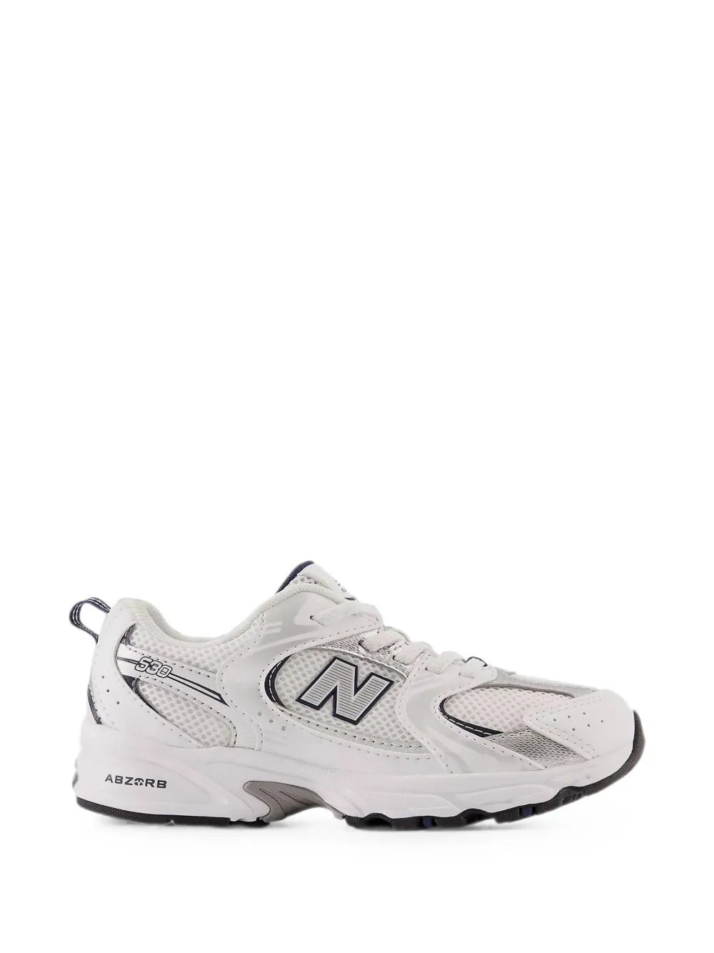 New Balance Kids 530 bungee-lace panelled sneakers Wit