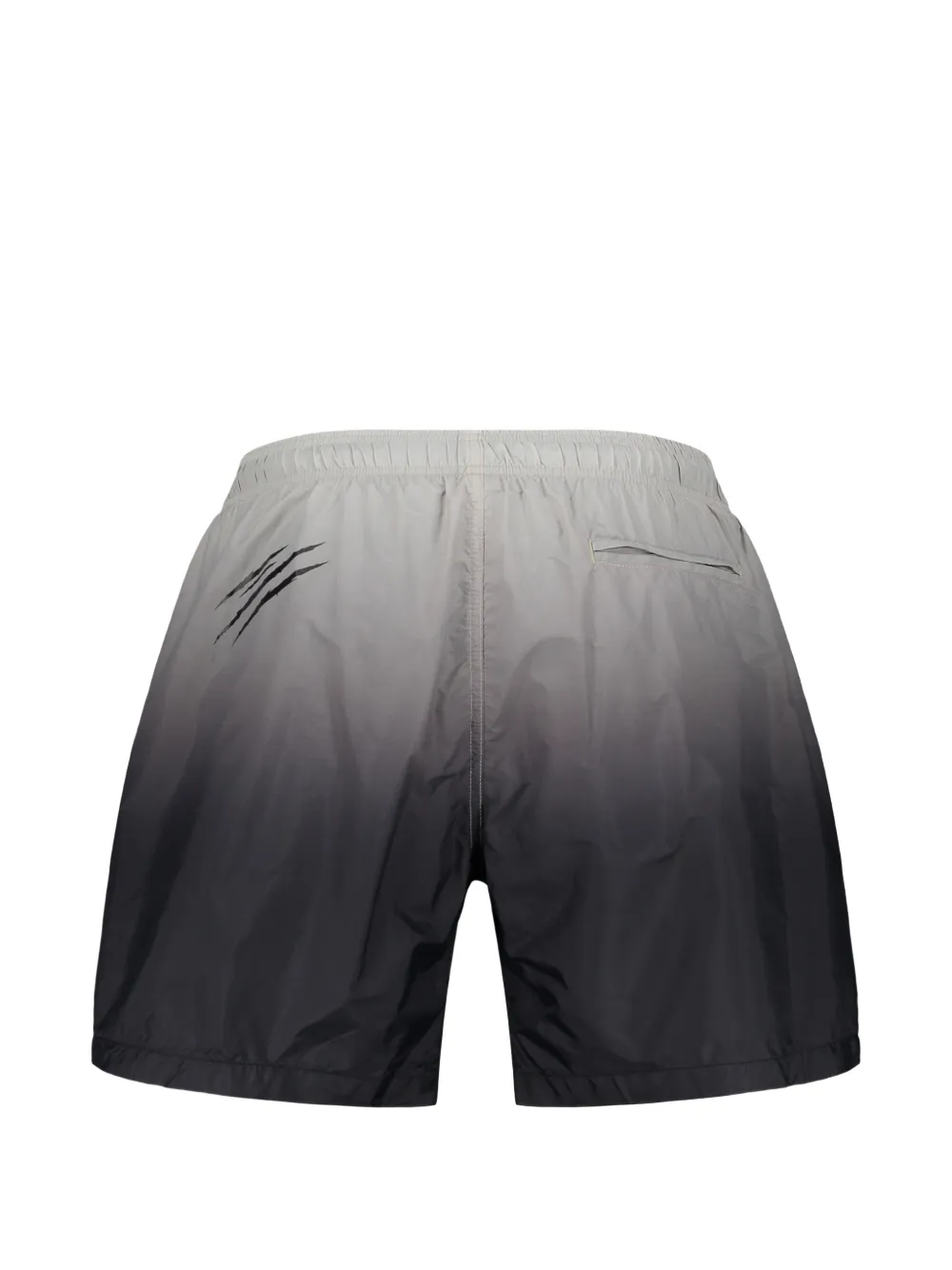 Plein Sport Zwembroek met logo-print en kleurverloop Grijs
