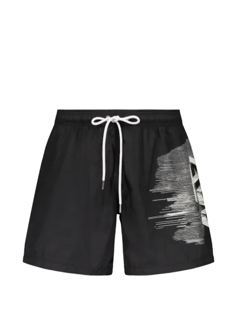 Plein Sport logo-print drawstring swim shorts