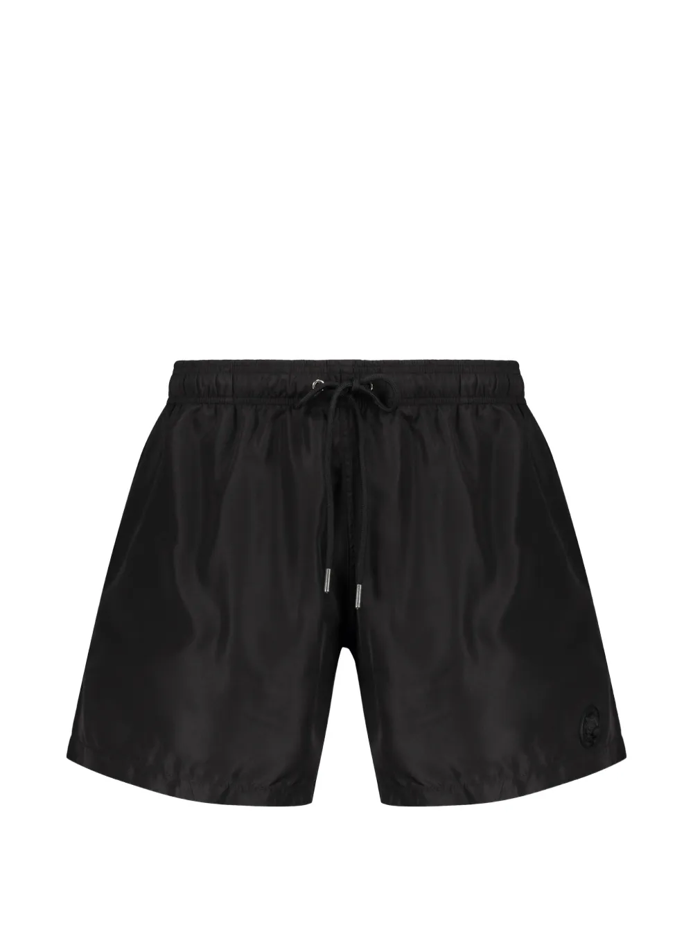 Plein Sport drawstring-waist logo-patch swim shorts - Nero