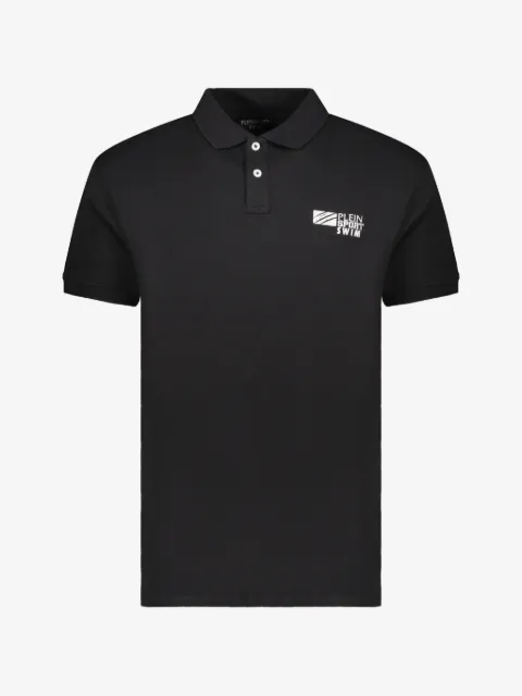 Plein Sport logo-patch short-sleeve polo shirt