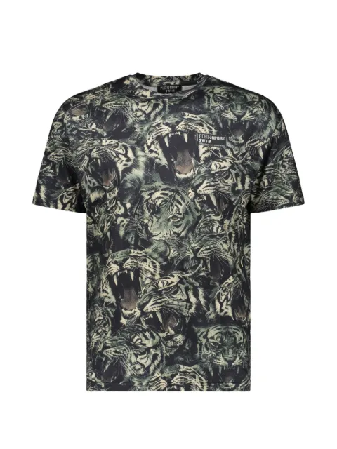 Plein Sport t-shirt imprimé à patch logo