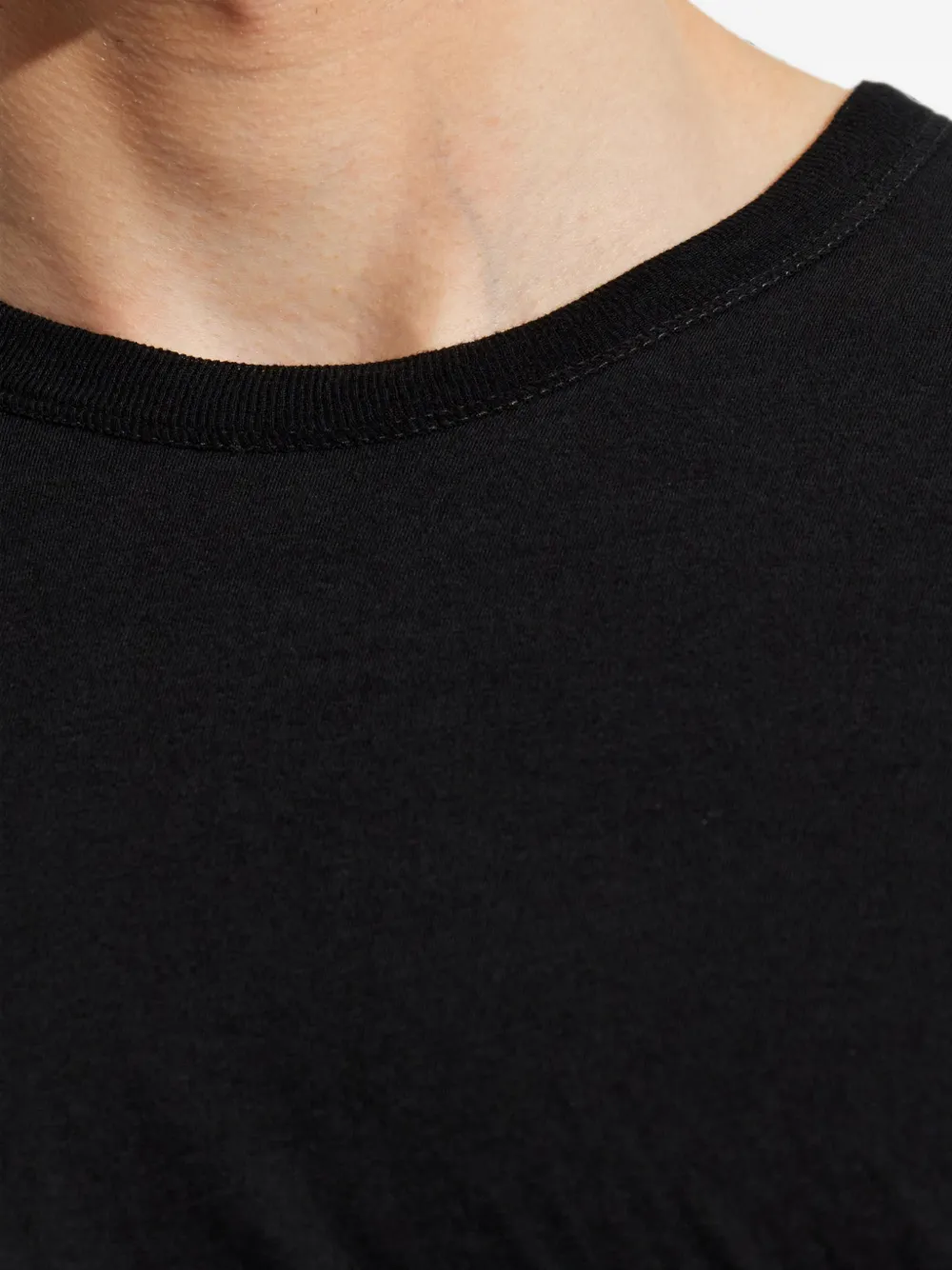 Rick Owens Katoenen T-shirt Zwart