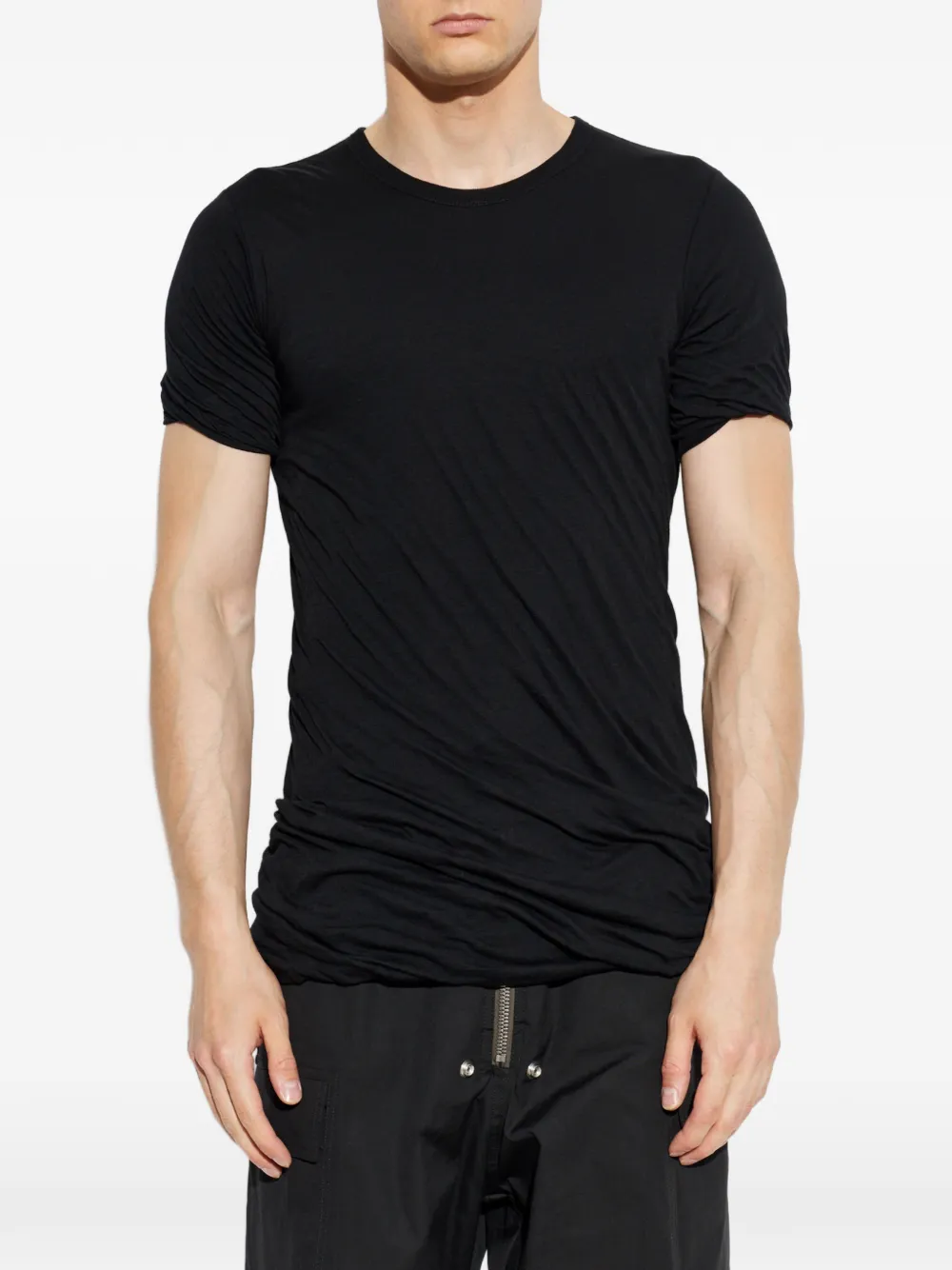 Rick Owens Katoenen T-shirt Zwart