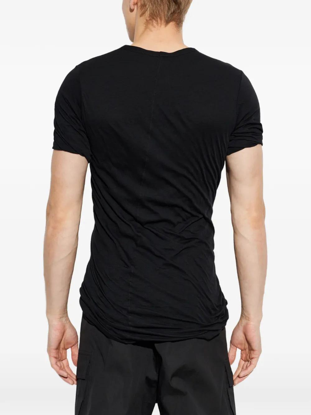 Rick Owens Katoenen T-shirt Zwart