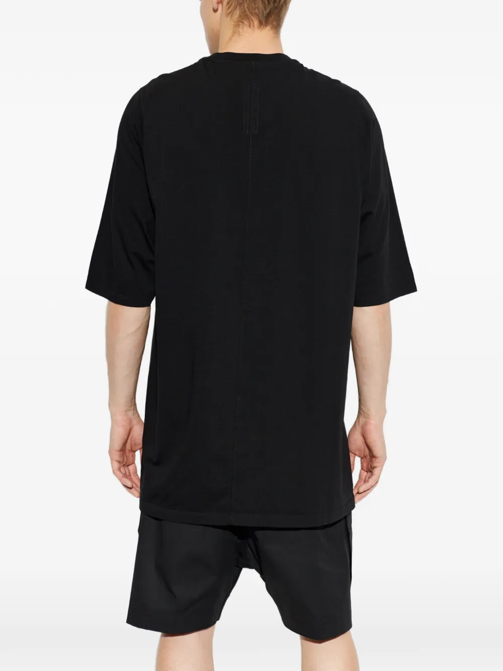 Rick Owens Katoenen T-shirt met korte mouwen Zwart