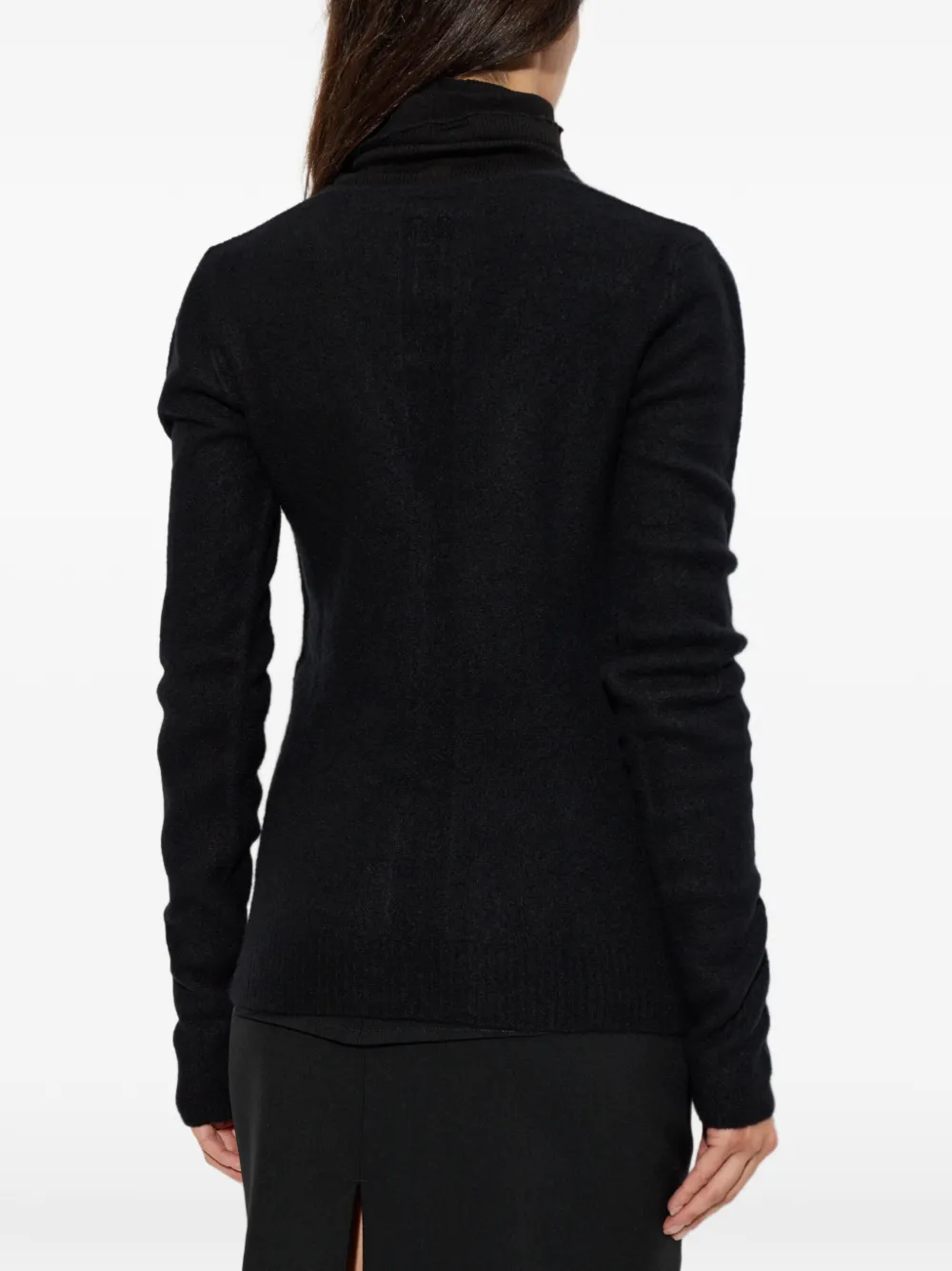 Rick Owens Sweater van kasjmierblend met V-hals Zwart