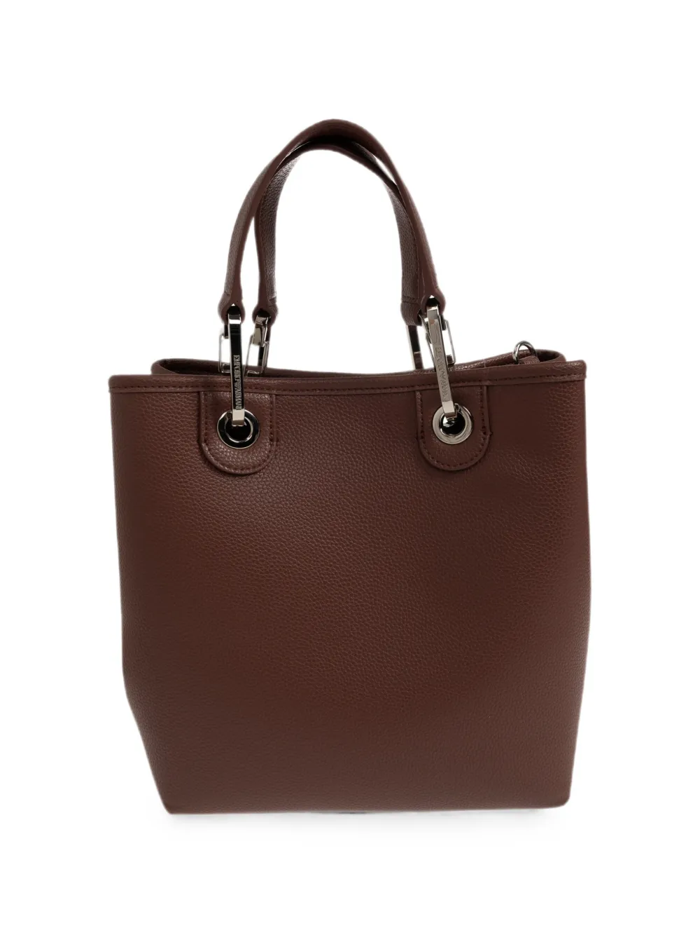 Emporio Armani Shopper met logoprint Bruin