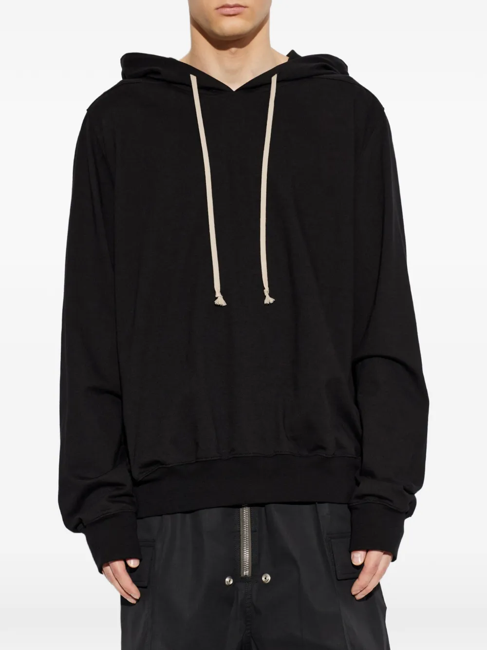 Rick Owens Hoodie met trekkoord Zwart