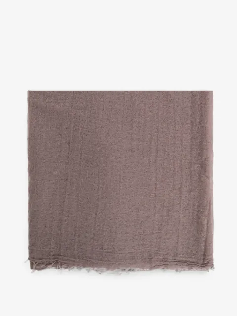 Rick Owens mascada de gasa deshilachada