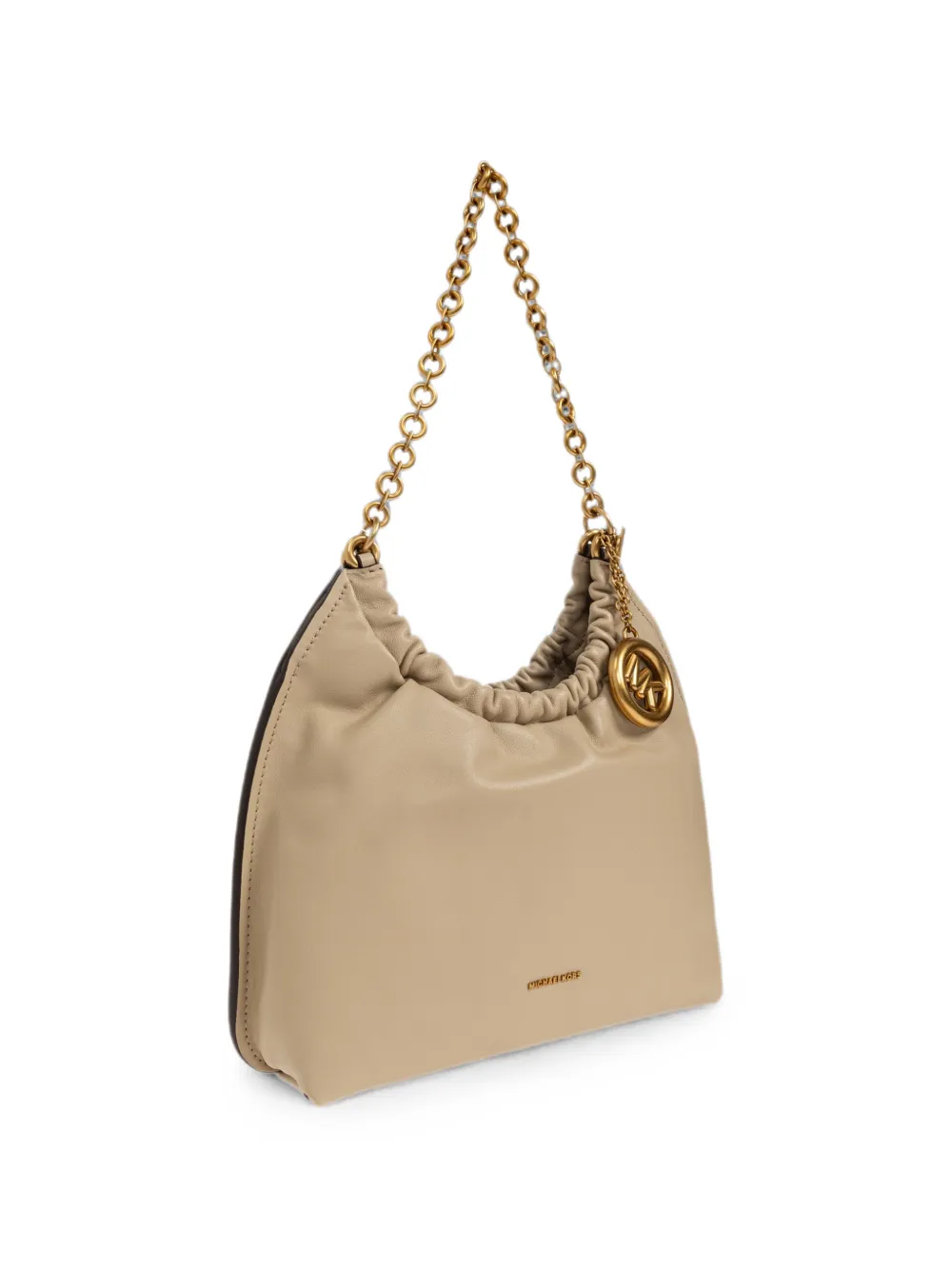 Michael Kors medium Indie leather bucket bag Beige