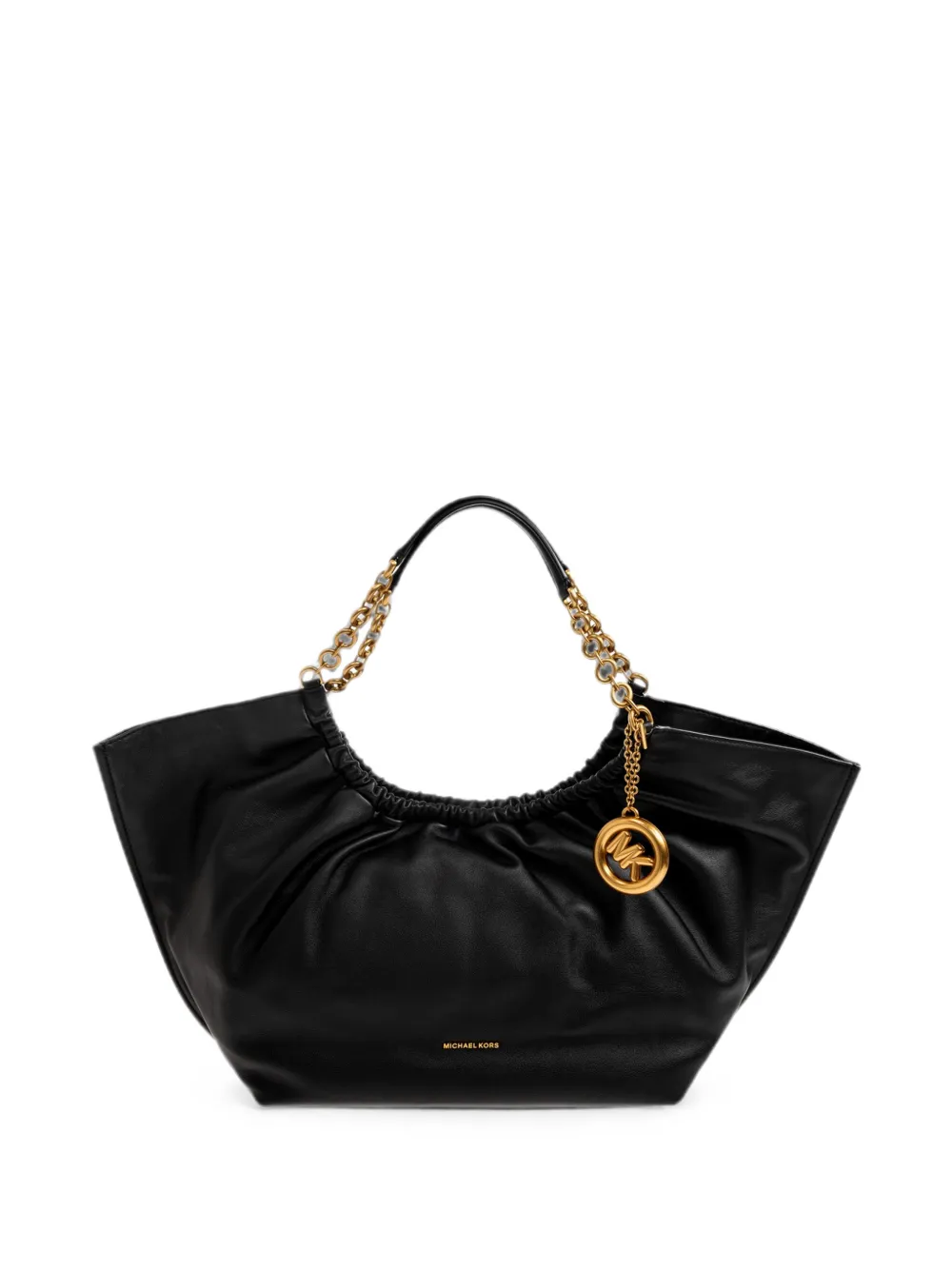 Michael Kors large Indie logo-charm tote bag Zwart