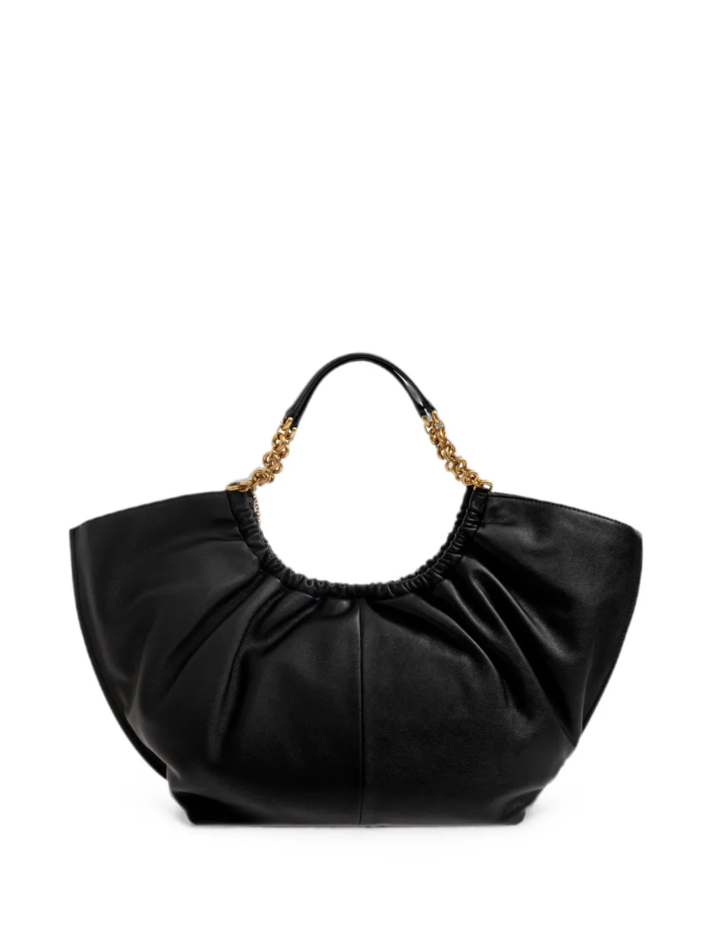 Michael Kors large Indie logo-charm tote bag Zwart