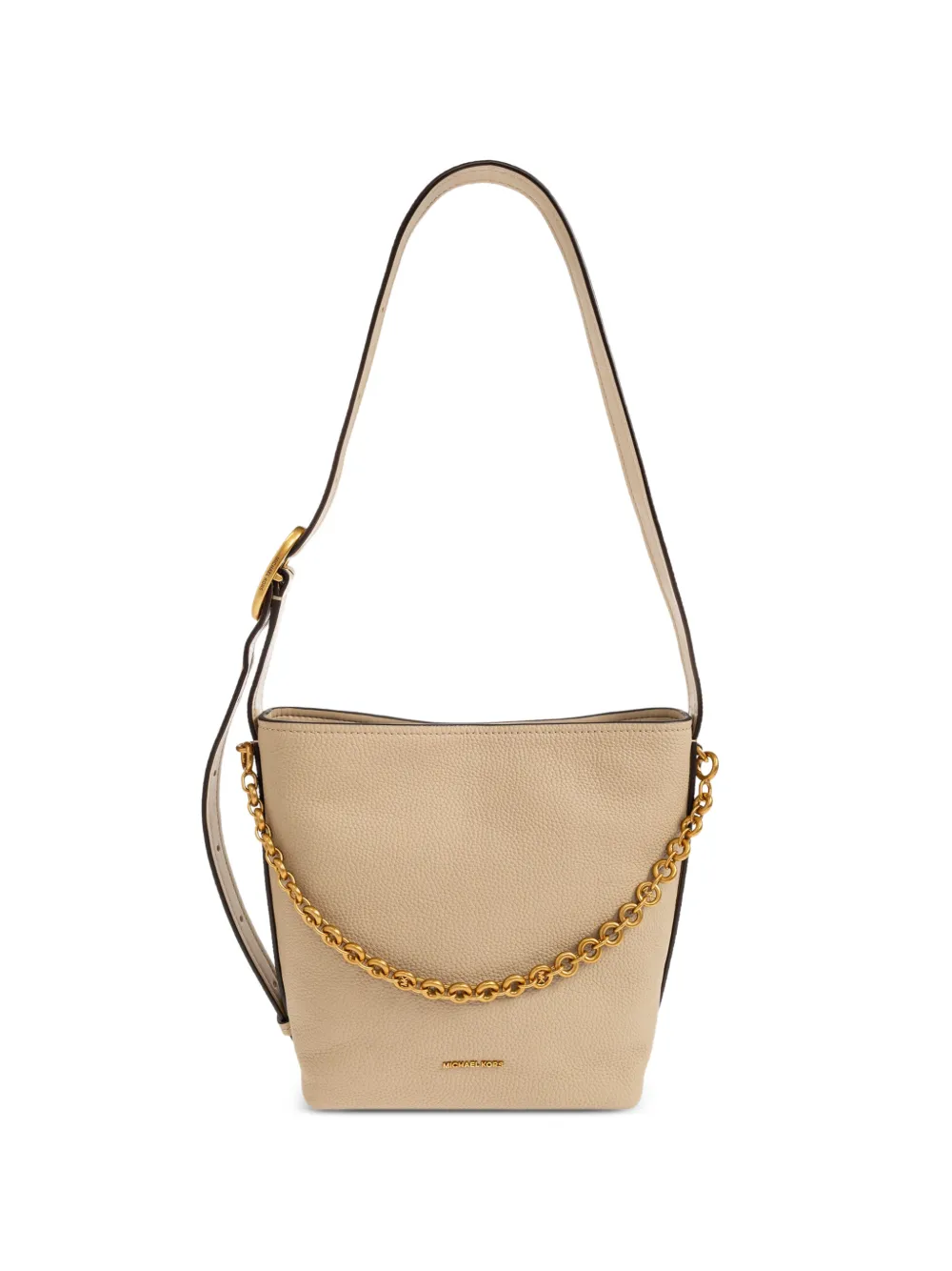 Michael Michael Kors Nolita chain-link leather tote bag - Toni neutri