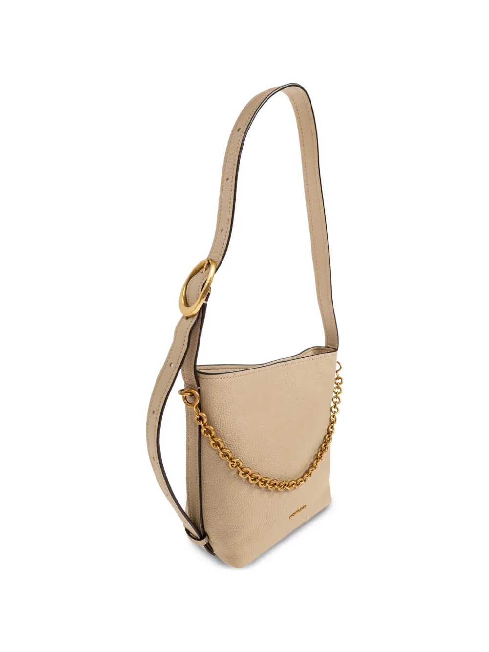 Michael Kors Nolita chain-link leather tote bag Beige