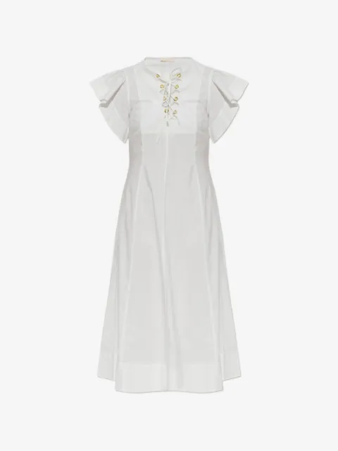Ulla Johnson vestido midi Odessa