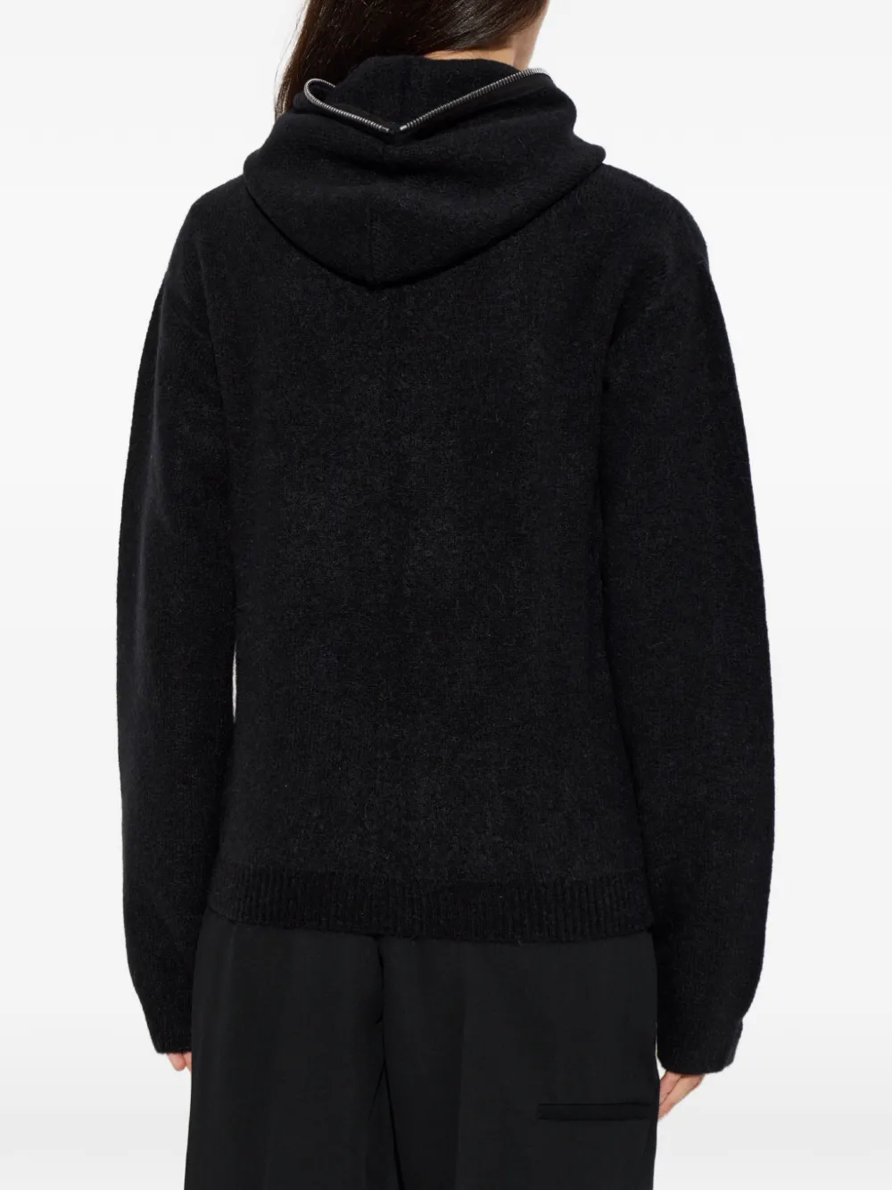Rick Owens Vest met capuchon Zwart