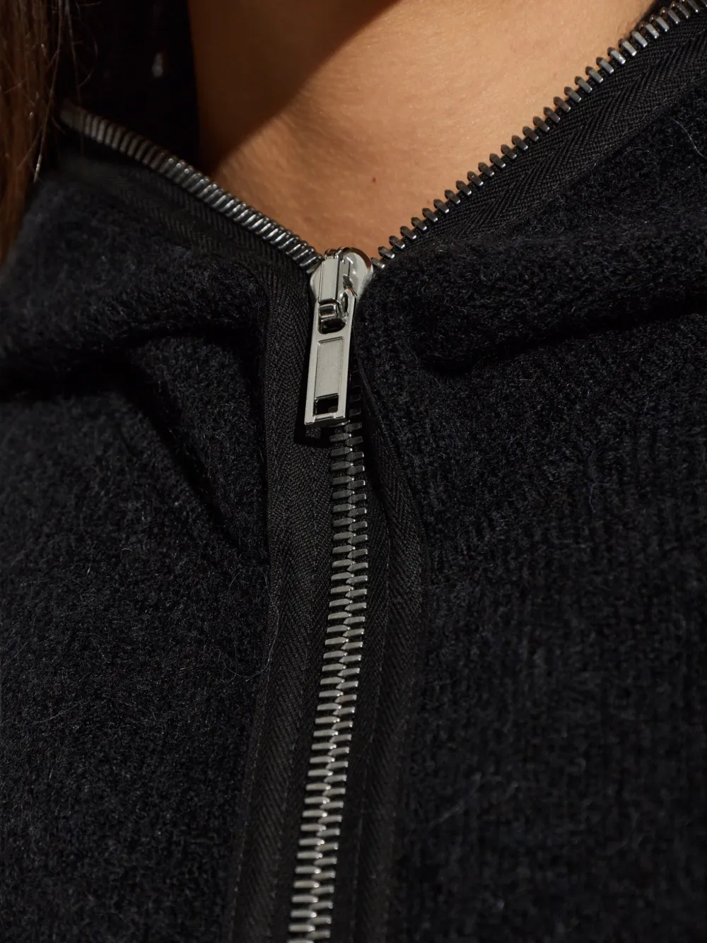 Rick Owens Vest met capuchon Zwart