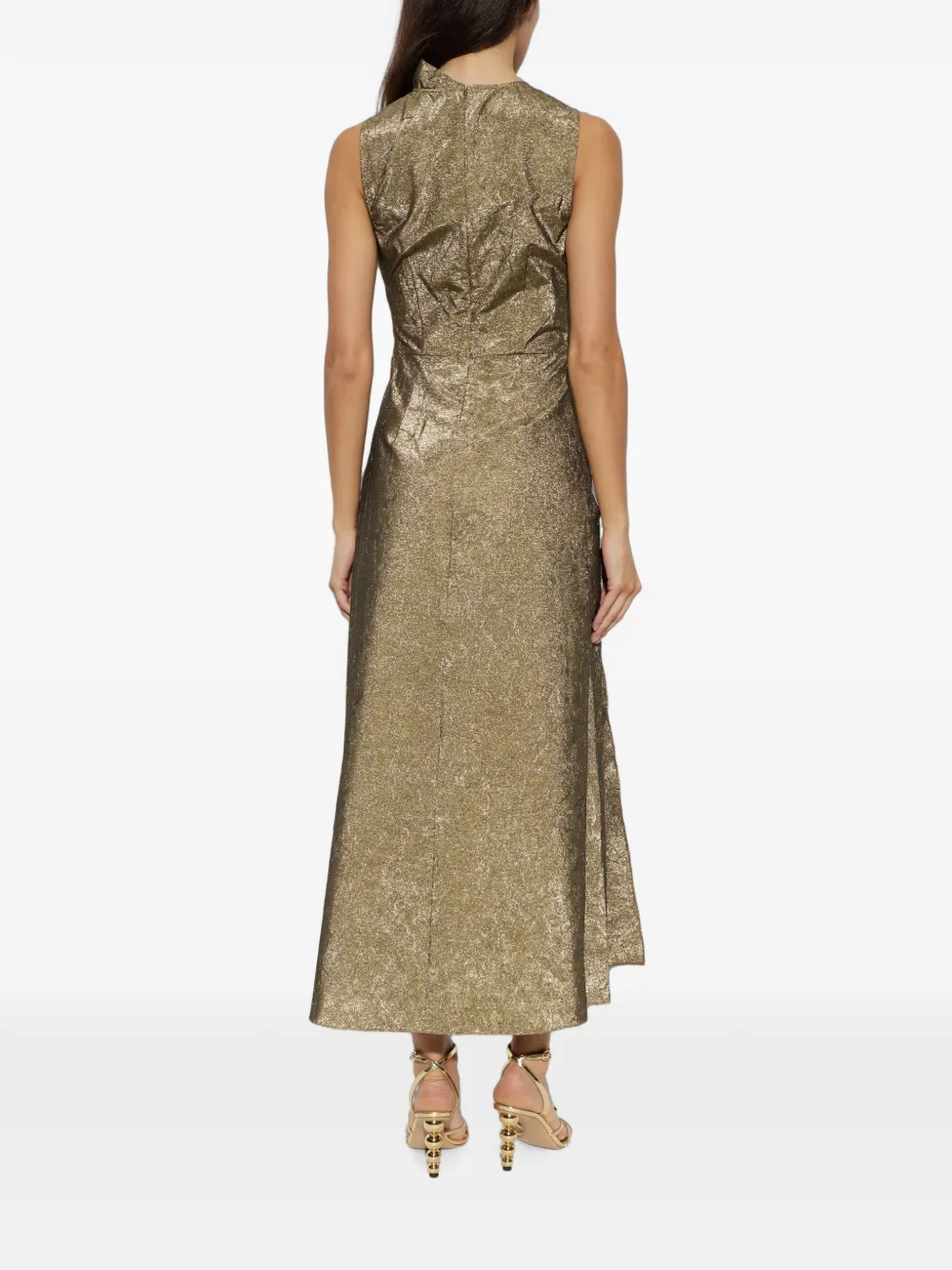 Ulla Johnson Jurk met metallic-effect Goud