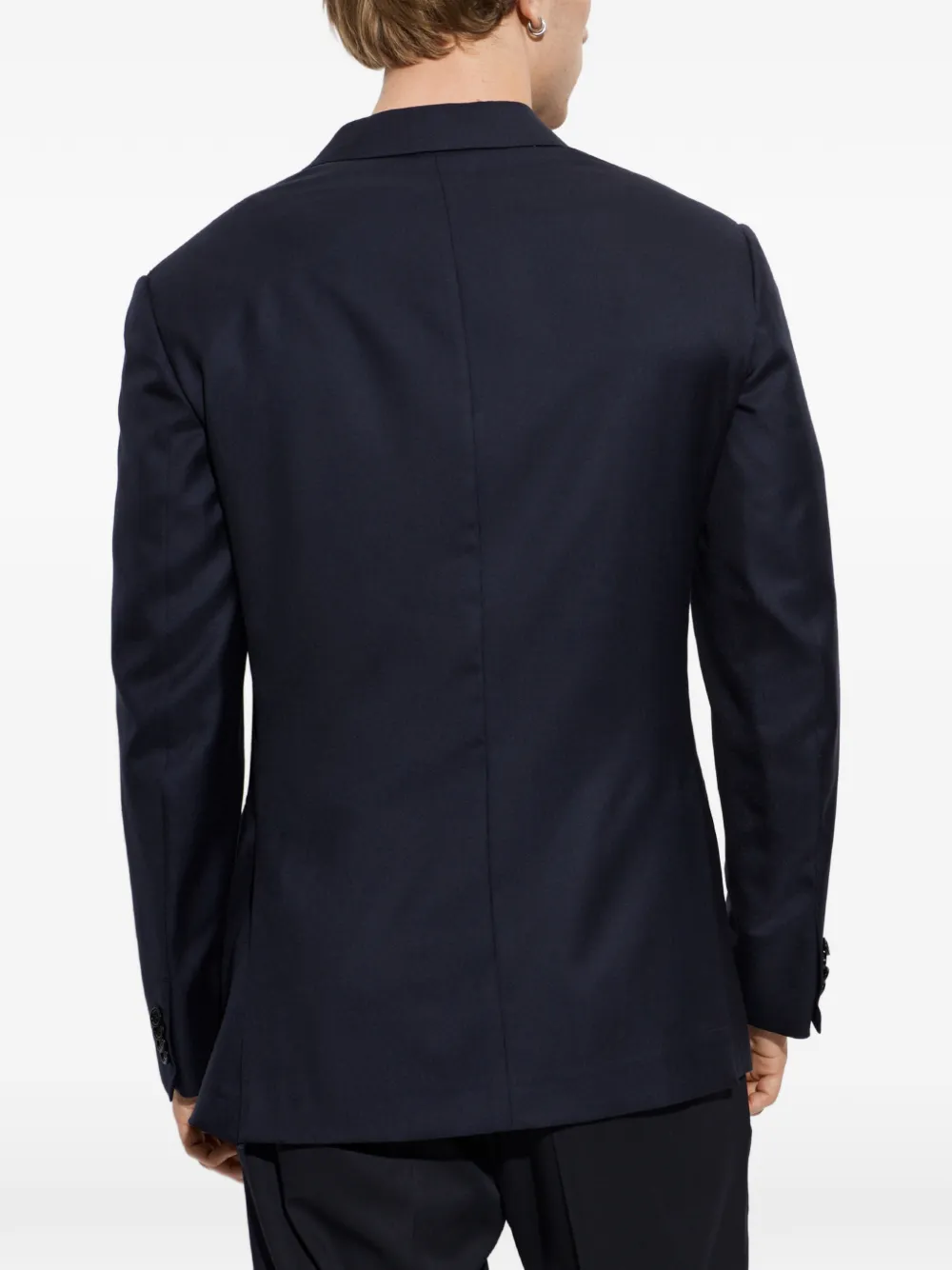 Brioni Blazer met dubbele rij knopen Blauw