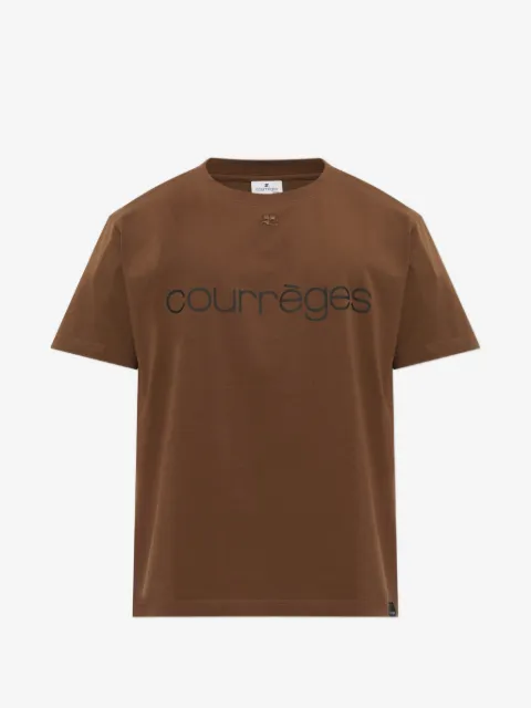 Courrèges logo印花T恤