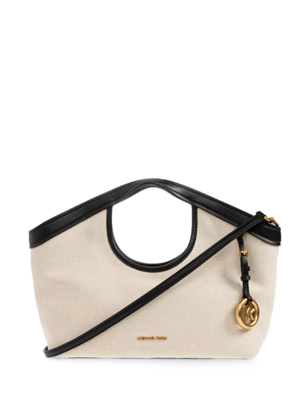 Michael Kors Haddie leather-trim tote bag Beige