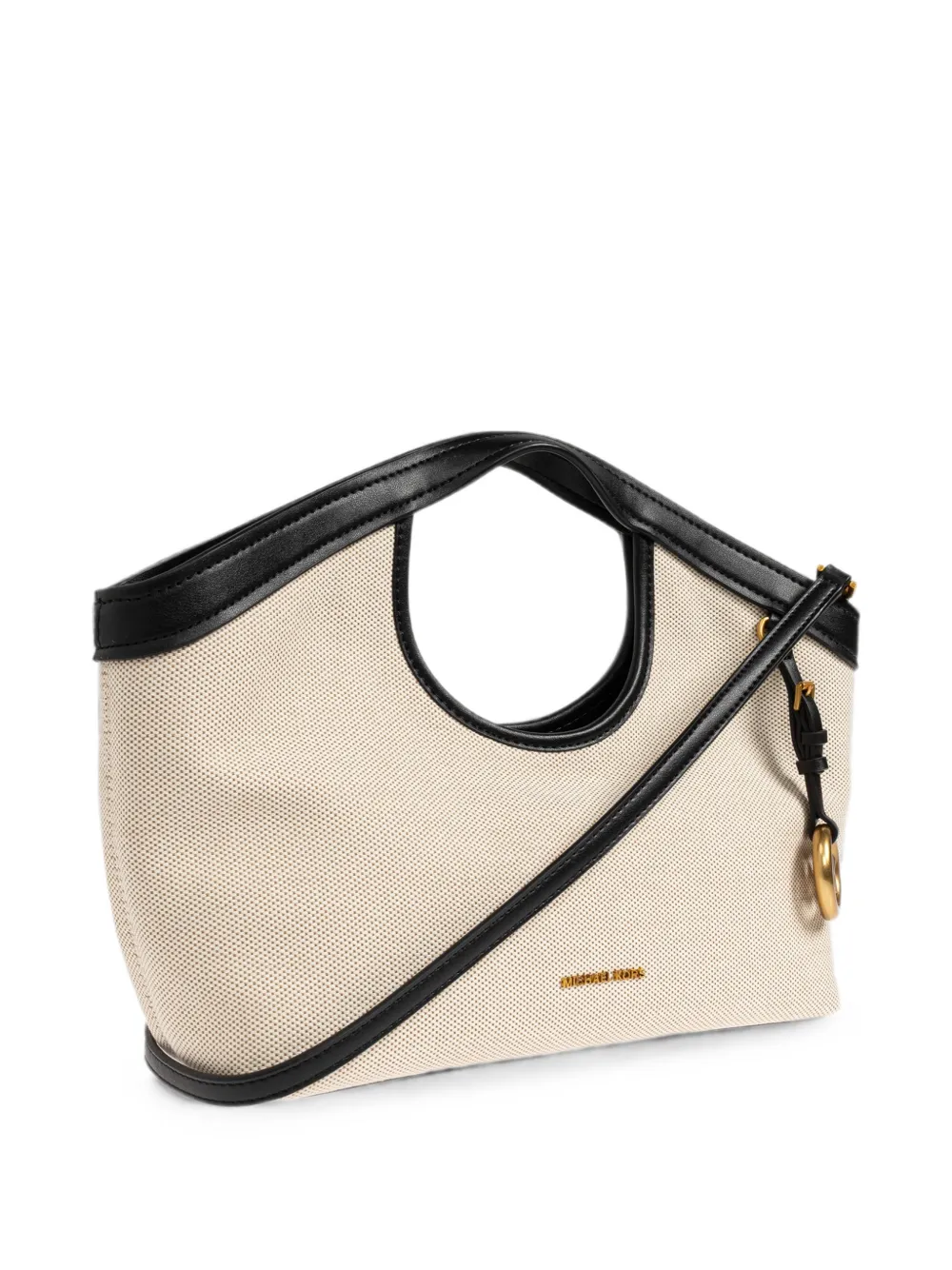 Michael Kors Haddie leather-trim tote bag Beige