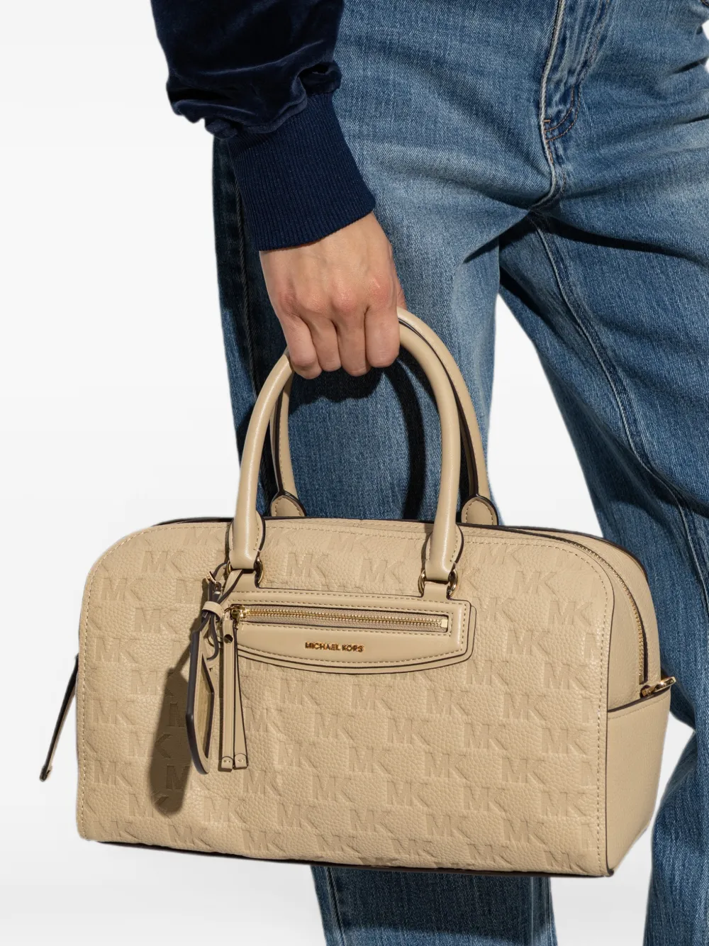 Michael Kors large Jet Set Travel logo-print tote bag Beige