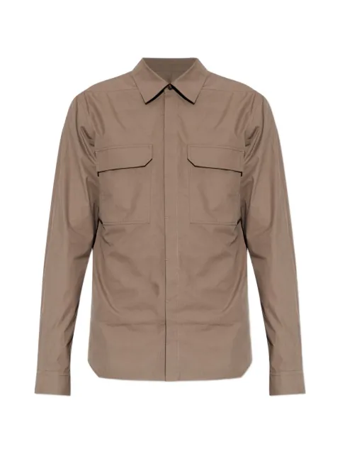 Rick Owens flap-pocket long-sleeve shirt