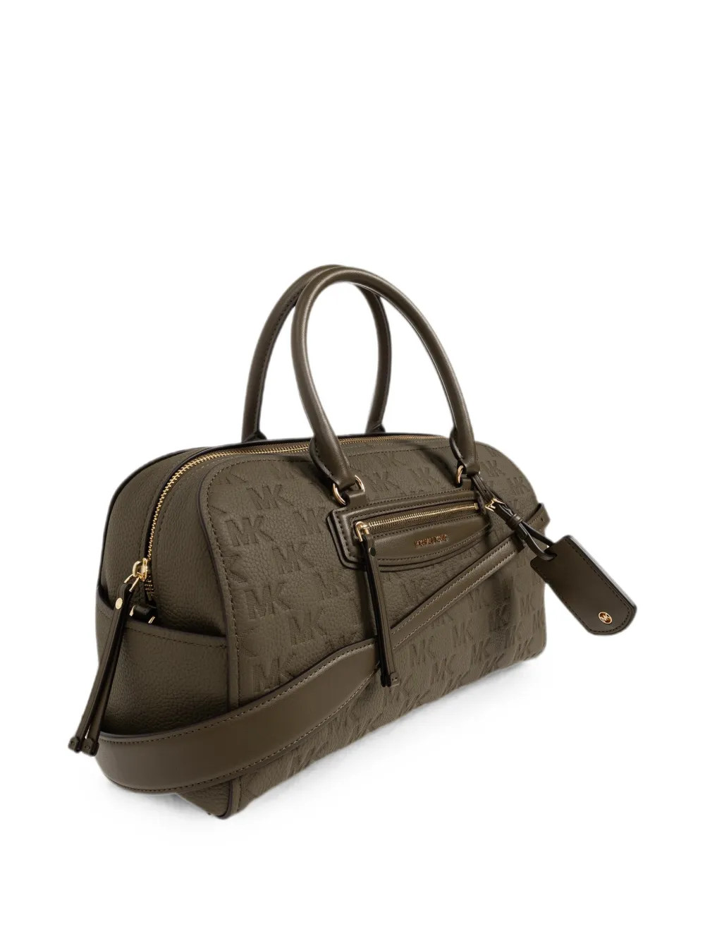 Michael Kors medium Jet Set logo-embossed travel bag Groen