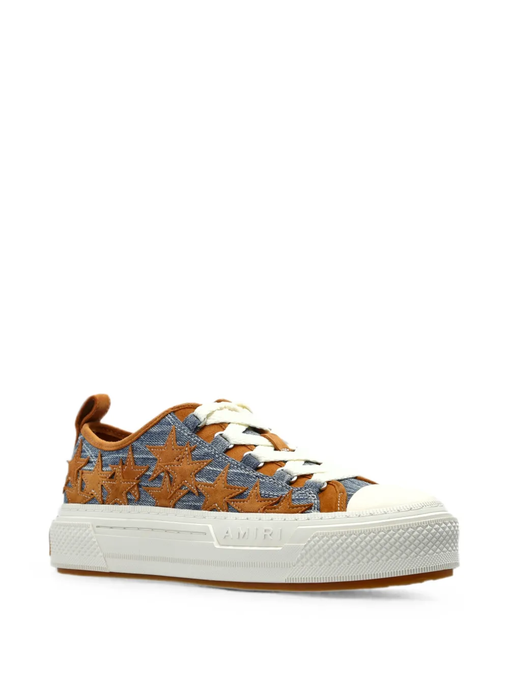 AMIRI star-patchwork sneakers Bruin