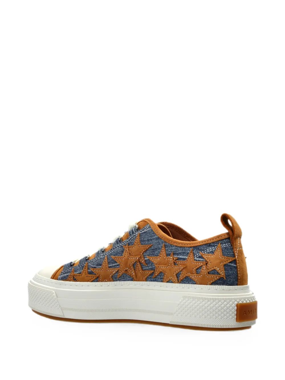 AMIRI star-patchwork sneakers Bruin